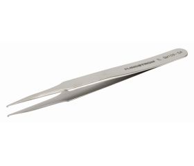 Pinzas de acero inoxidable estilo SMD 109 para soldar componentes de 1 mm de ancho en ángulo de 45° | TL SM109-SA